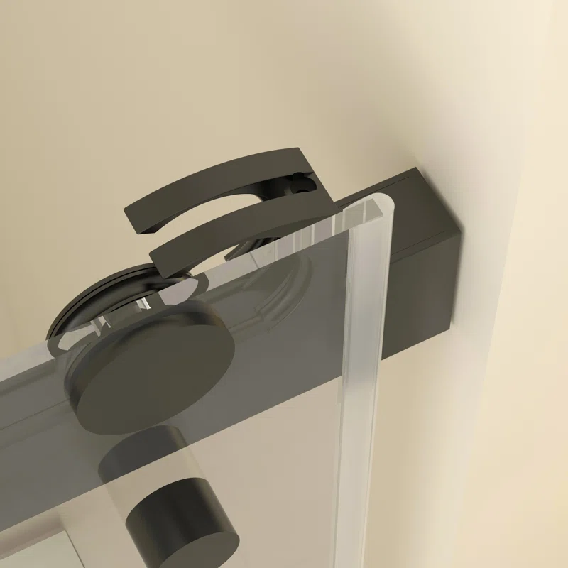 60 W x 79 H in H Frameless Shower Door with Advanced Closing System