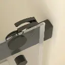 60 W x 79 H in H Frameless Shower Door with Advanced Closing System
