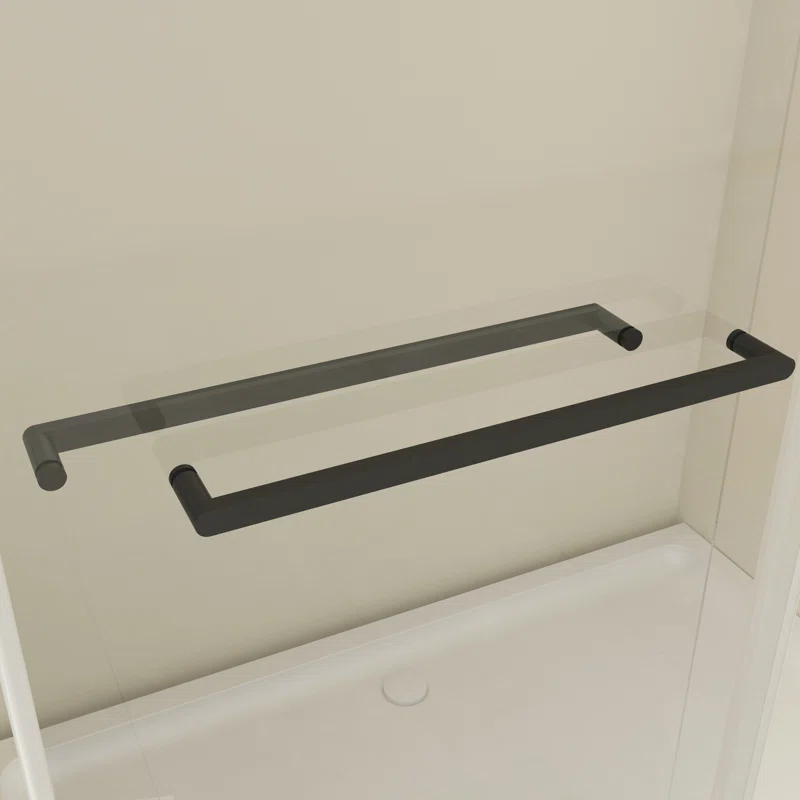 60 W x 79 H in H Frameless Shower Door with Advanced Closing System