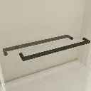 60 W x 79 H in H Frameless Shower Door with Advanced Closing System