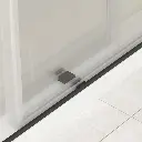 60 W x 79 H in H Frameless Shower Door with Advanced Closing System