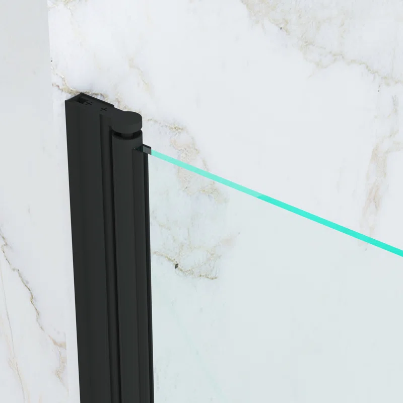 43" W x 55" H  Frameless Tub Door