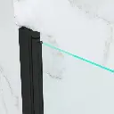 43" W x 55" H  Frameless Tub Door