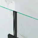 43" W x 55" H  Frameless Tub Door
