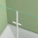 47" W x 55" H Frameless Tub Door