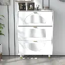 Tamjeed Shoe Cabinet with 3 Flip Drawers