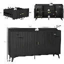 4 doors and 2 drawers blister modern sideboard buffet cabinet 