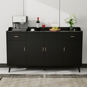 4 doors and 2 drawers blister modern sideboard buffet cabinet 