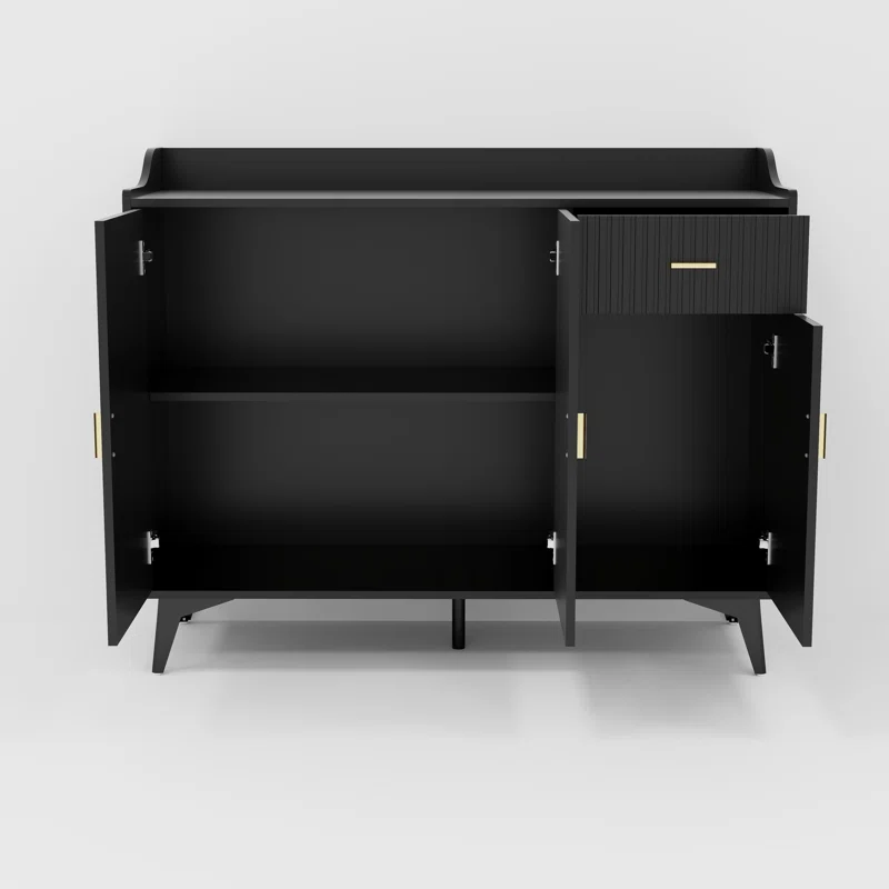 4 doors and 2 drawers blister modern sideboard buffet cabinet 