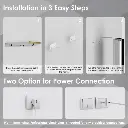 32" x 24" Tempered Glass,Frameless, Anti-Fog, Dimmable, Backlit + Front Lit LED Vanity Mirror