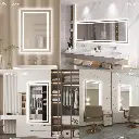 40*32 Tempered Glass,Frameless, Anti-Fog, Dimmable, Backlit + Front Lit LED Vanity Mirror