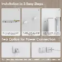 72*32 Tempered Glass,Frameless, Anti-Fog, Dimmable, Backlit + Front Lit LED Vanity Mirror