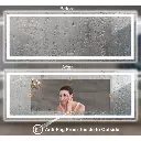 72*32 Tempered Glass,Frameless, Anti-Fog, Dimmable, Backlit + Front Lit LED Vanity Mirror