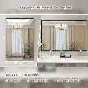 48" x 32" Lesamuel Wall Mounted Vanity Mirror w/ Aluminum Frame for Bedroom, Entryway, Living Room