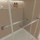 60" W x 79" in H Frameless Shower Door with Advanced Closing System