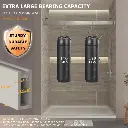 73" W x 79" H Double Sliding Door Shower Door With Closing System