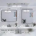 24" x 32" Filleted Corner Wall Mounted Mirror, Bathroom Mirror, Vanity Wall Mirror With Black Aluminum Frame 