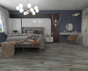 TYAS-403 Blacksmith Oak-Tyann 6MM SPC Flooring | 7"x48" Planks, Embossed Texture, 20Mil Wear Layer, Urethane Finish, Valinge 2G Locking, 15-35 Year Warranty, 40 Lbs/Box,100% Waterproof