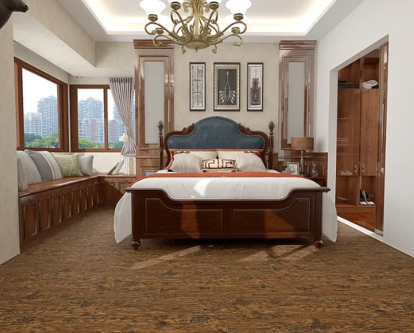 TYAS-408 Medrano-Tyann 6MM SPC Flooring | 7"x48" Planks, Embossed Texture, 20Mil Wear Layer, Urethane Finish, Valinge 2G Locking, 15-35 Year Warranty, 40 Lbs/Box,100% Waterproof