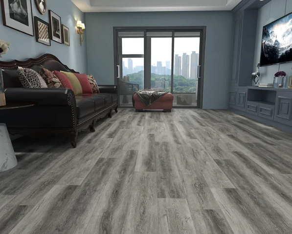 TYAS-401 Granite Galore-Tyann 6MM SPC Flooring | 7"x48" Planks, Embossed Texture, 20Mil Wear Layer, Urethane Finish, Valinge 2G Locking, 15-35 Year Warranty, 40 Lbs/Box,100% Waterproof