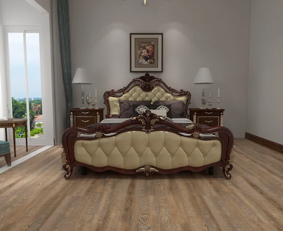 TYA-8804 Sunset Oaks-Tyann 6MM SPC Flooring | 7"x48" Planks, Embossed Texture, 20Mil Wear Layer, Urethane Finish, Valinge 2G Locking, 15-35 Year Warranty, 40 Lbs/Box,100% Waterproof