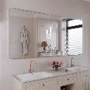Filleted+Corner+Wall+Mounted+Mirror,+Bathroom+Mirror,+Vanity+Wall+Mirror+With+Aluminum+Frame,+28_+x+59_,+Brushed+Nickel.webp