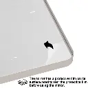 55" x 30" Filleted Corner Wall Mounted Mirror, Bathroom Mirror, Vanity Wall Mirror With Aluminum Frame