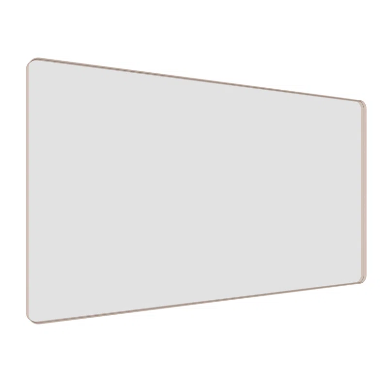72" x 40" Filleted Corner Wall Mounted Mirror, Bathroom Mirror, Vanity Wall Mirror With Aluminum Frame