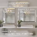 28" x 36" Lesamuel Wall Mounted Vanity Mirror w/ Aluminum Frame for Bedroom, Entryway, Living Room