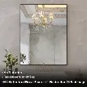 28" x 36" Lesamuel Wall Mounted Vanity Mirror w/ Aluminum Frame for Bedroom, Entryway, Living Room