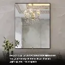 28" x 36" Lesamuel Wall Mounted Vanity Mirror w/ Aluminum Frame for Bedroom, Entryway, Living Room