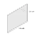 40" x 32" Lesamuel Wall Mounted Vanity Mirror w/ Aluminum Frame for Bedroom, Entryway, Living Room