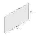 55" x 30" Lesamuel Wall Mounted Vanity Mirror w/ Aluminum Frame for Bedroom, Entryway, Living Room