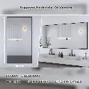 55" x 30" Lesamuel Wall Mounted Vanity Mirror w/ Aluminum Frame for Bedroom, Entryway, Living Room