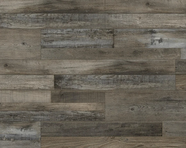 TYAS-405 Wolverine Gray-Tyann 6MM SPC Flooring | 7"x48" Planks, Embossed Texture, 20Mil Wear Layer, Urethane Finish, Valinge 2G Locking, 15-35 Year Warranty, 40 Lbs/Box,100% Waterproof