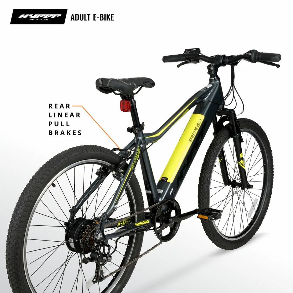 26in Hyper E-Ride Mountain MTB-FS E-Bike