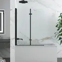 43" W x 55" H  Frameless Tub Door