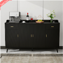 4 doors and 2 drawers blister modern sideboard buffet cabinet 